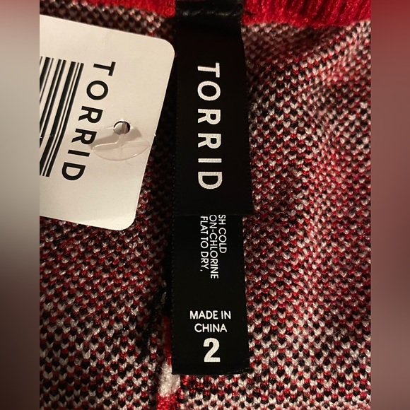 NWT Torrid Full Length Signature Waist Sweater Polar Bear Legging Size 2 (2X) - Picture 7 of 13